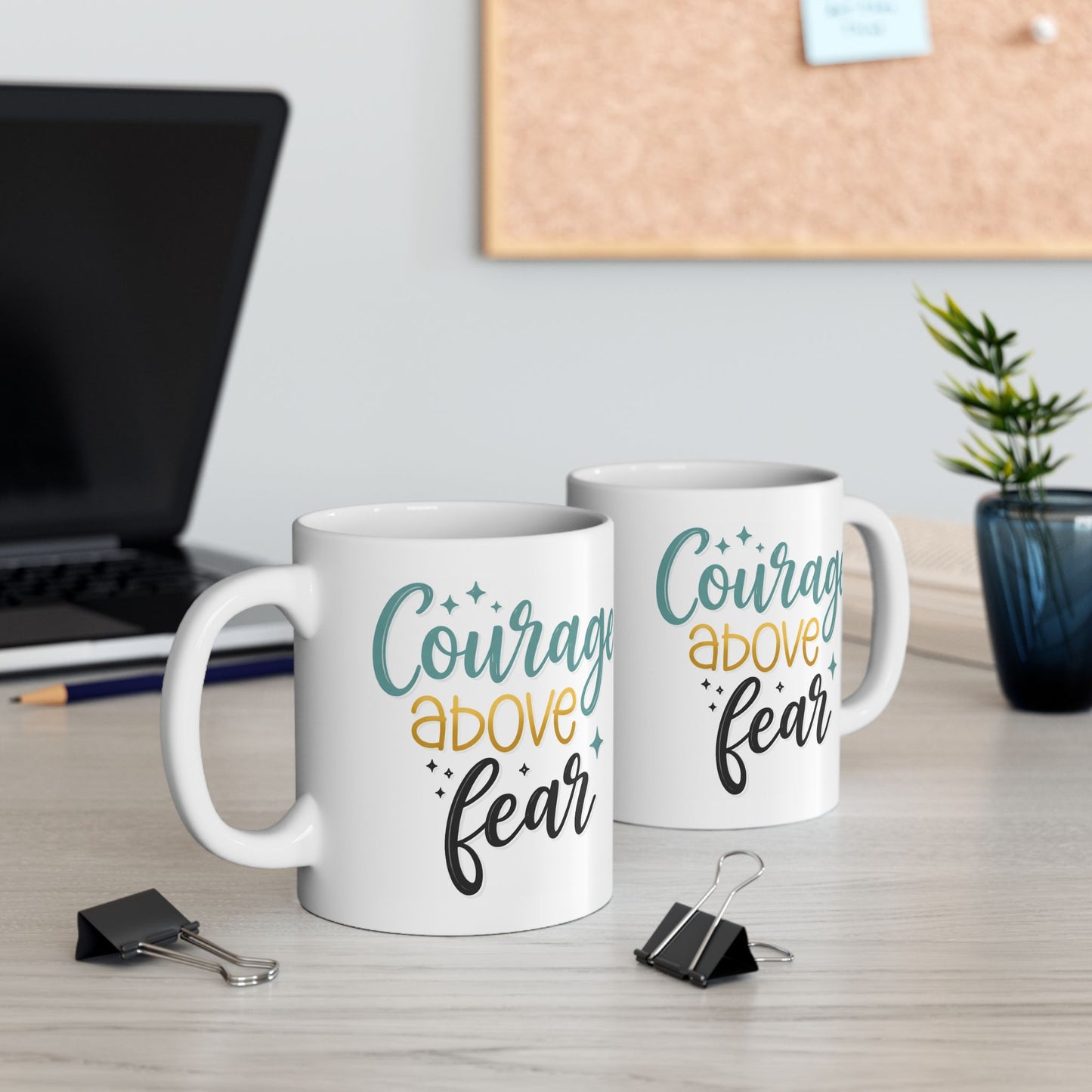 Wellness Mug - Courage Above Fear