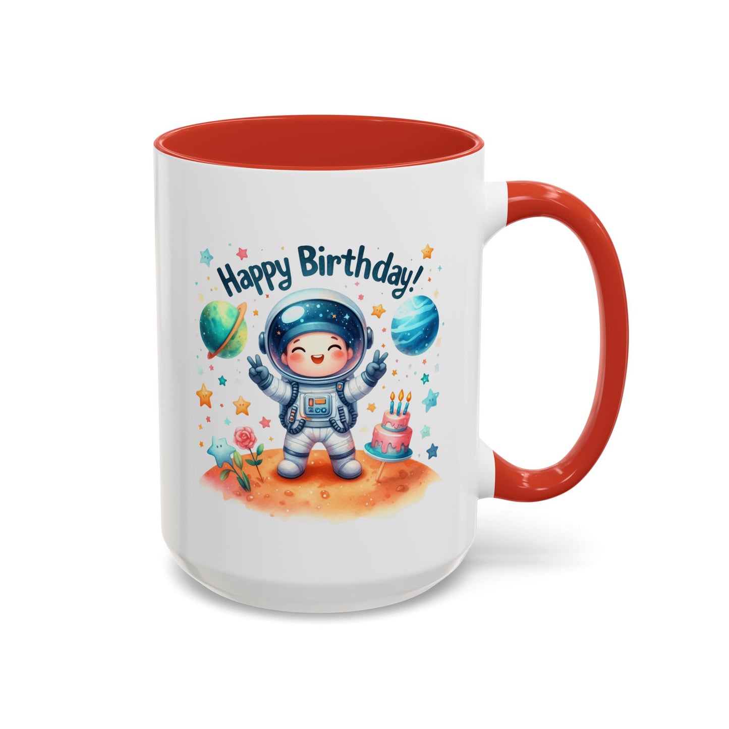 Birthday Mug - Happy Birthday Astronaut
