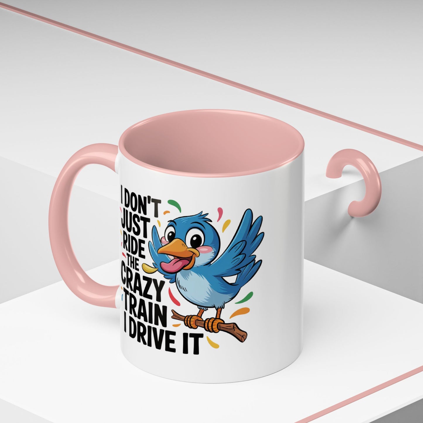 Humor Mug - I Don't Just Ride on the Crazy Train