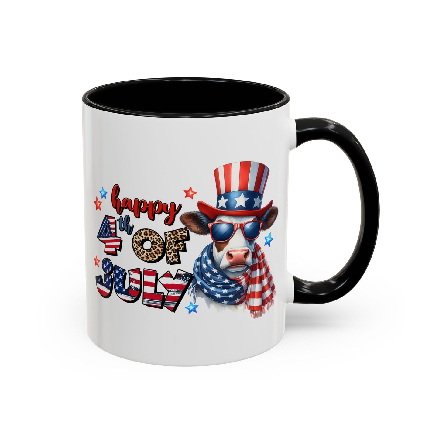 4th of July - Happy 4th of July Cool Cow