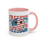 4th of July Mug - Freedom Smiley Face