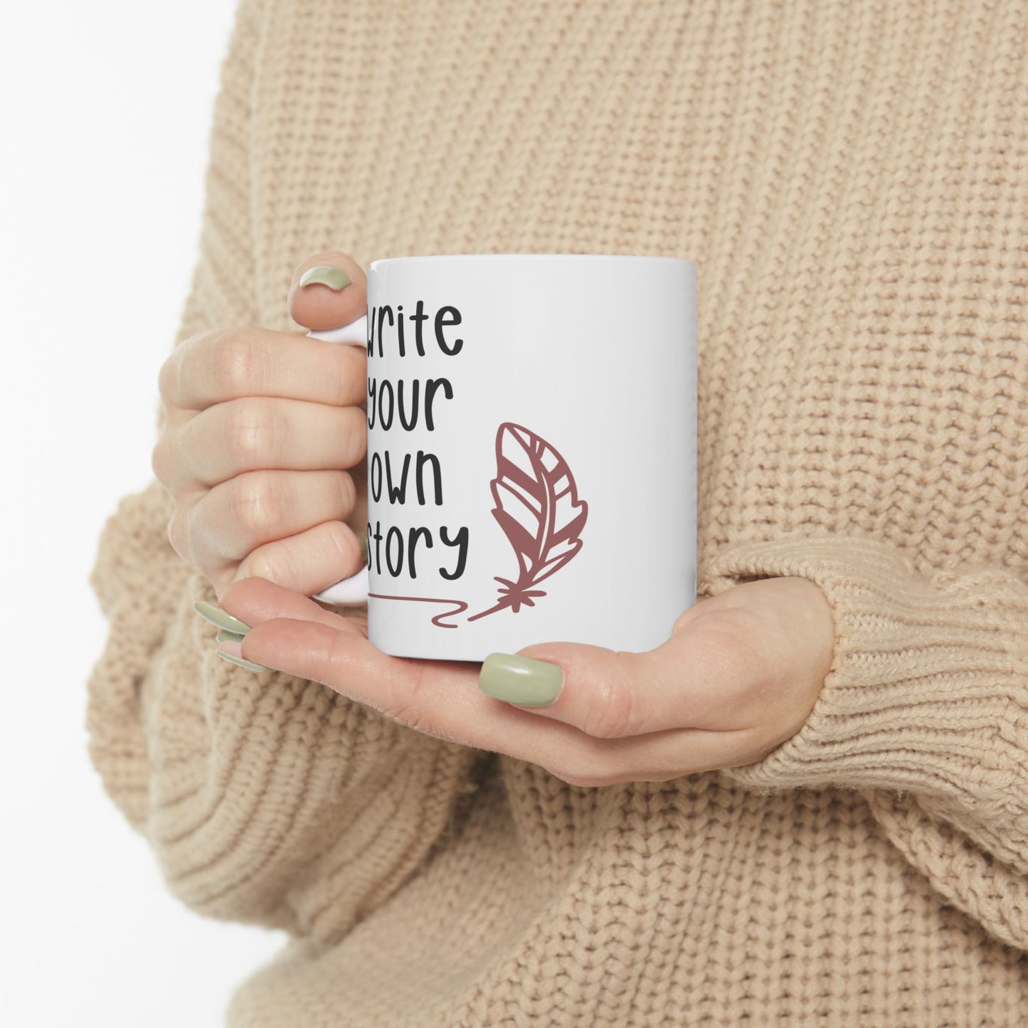Motivation Mug - Write Your Own Story Pen