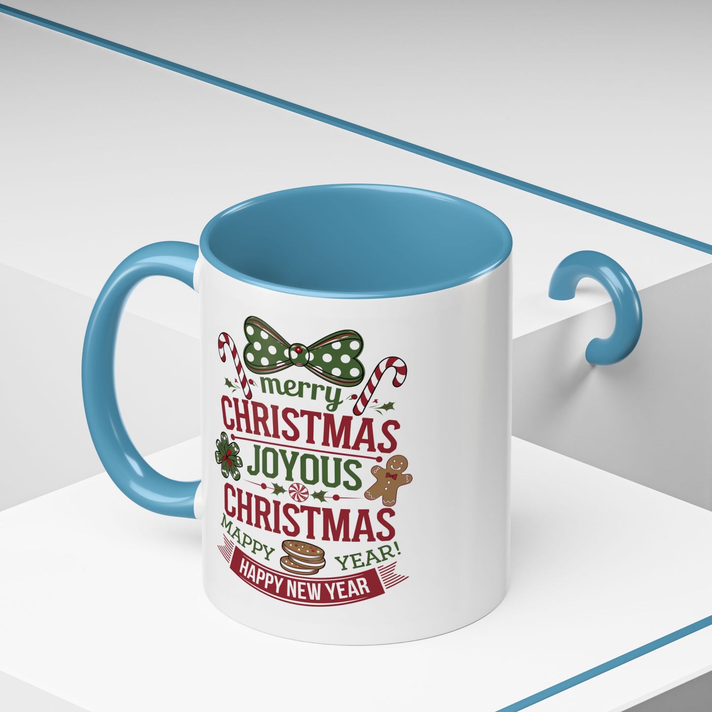 Christmas Mug - Merry Christmas Joyous Christmas Happy New Year