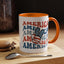 4th of July Mug - America peace Sign