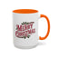 Christmas Mug - Merry Christmas Maroon & Green Text Decorations