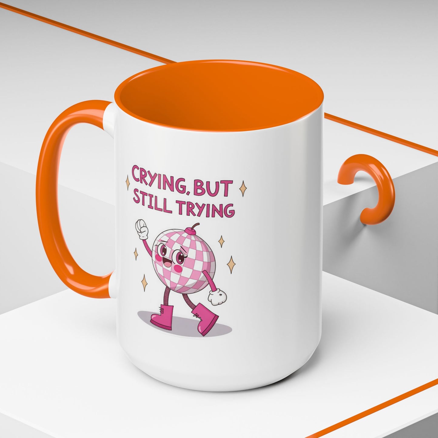 Wellness Mug - Crying But Still Trying