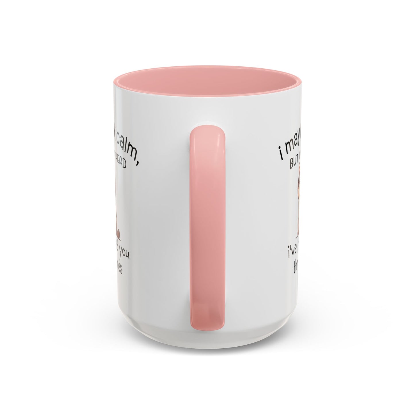 Adult Mug - I May Look Calm Cat