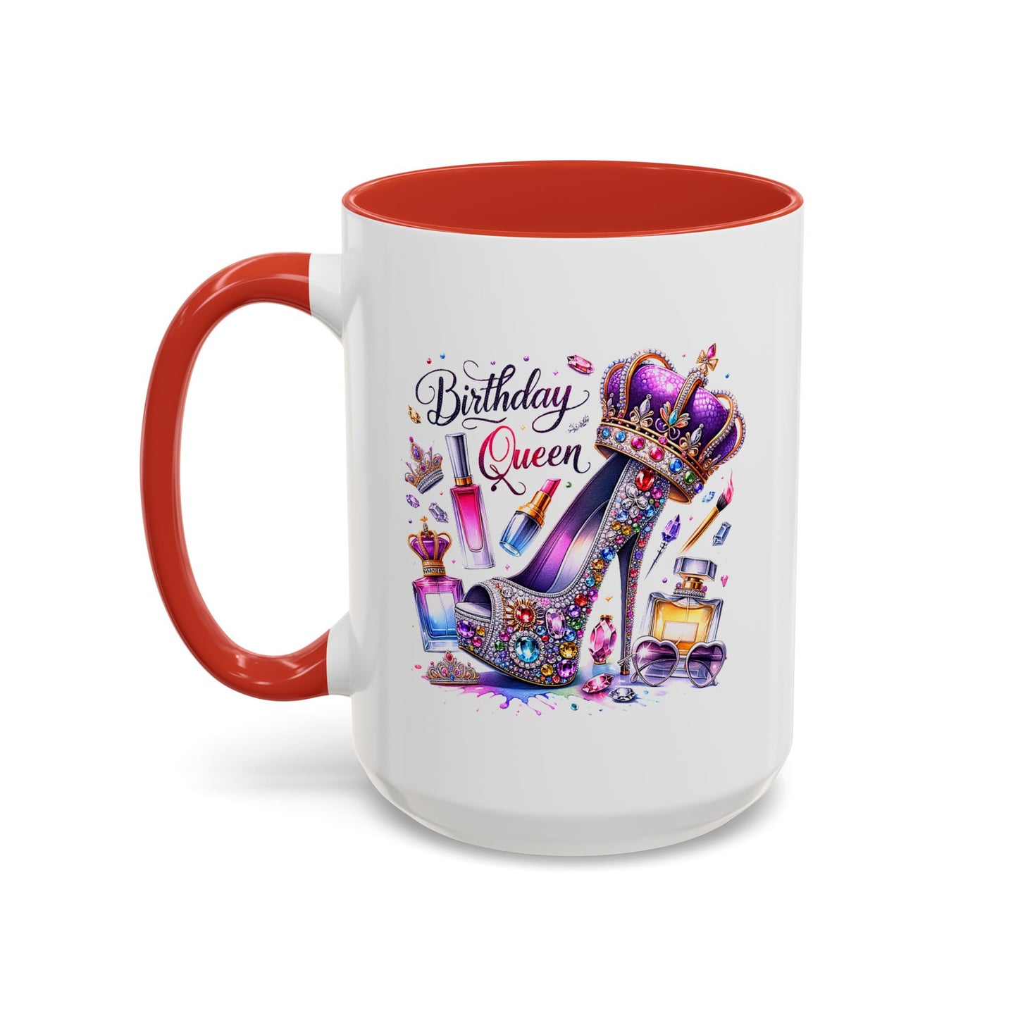 Birthday Mug - Birthday Queen Glitter