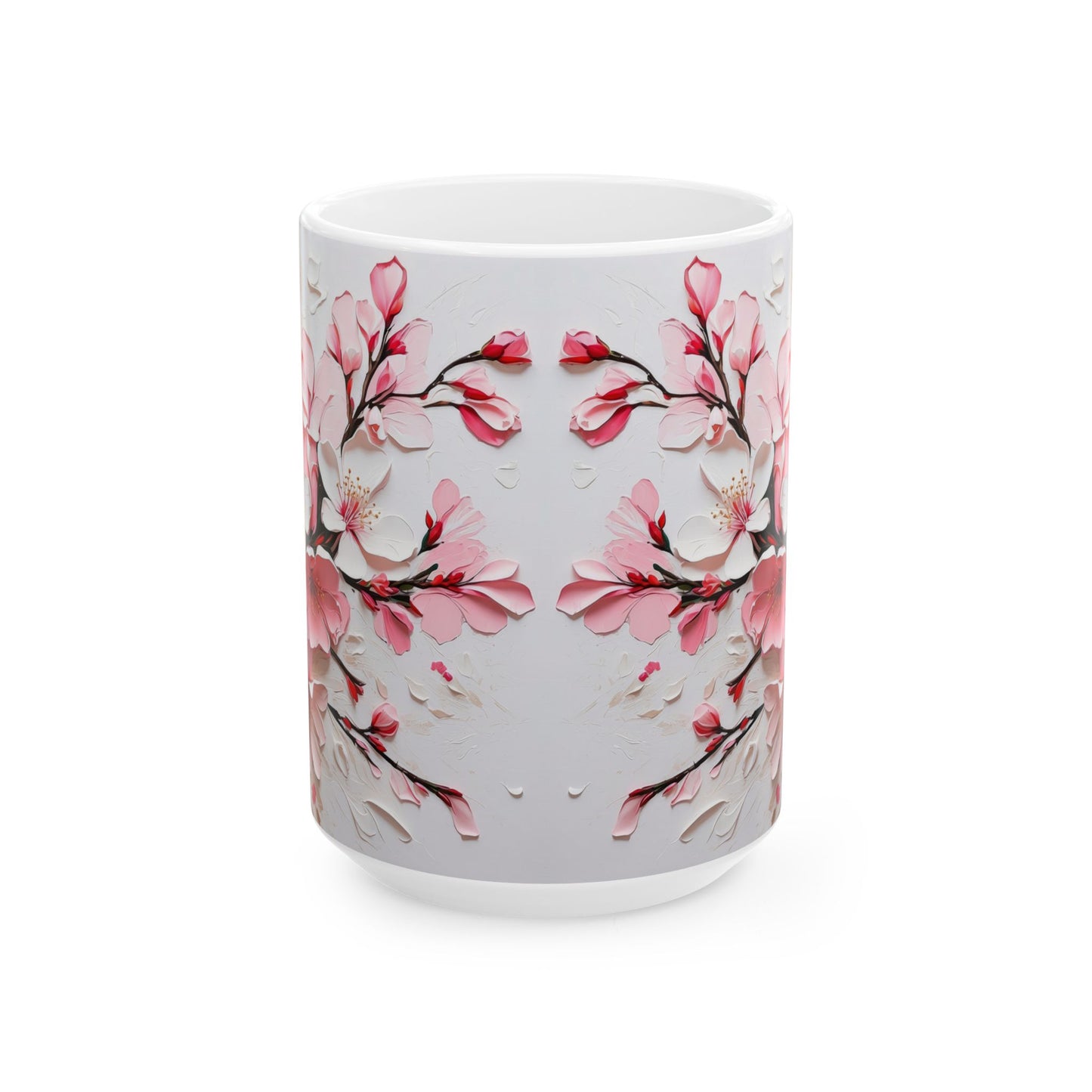 Artistic Mug - Cherry Blossom Oil Painting