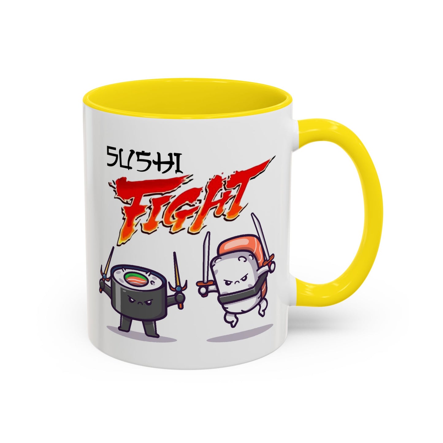 Humor Mug - Sushi Fight