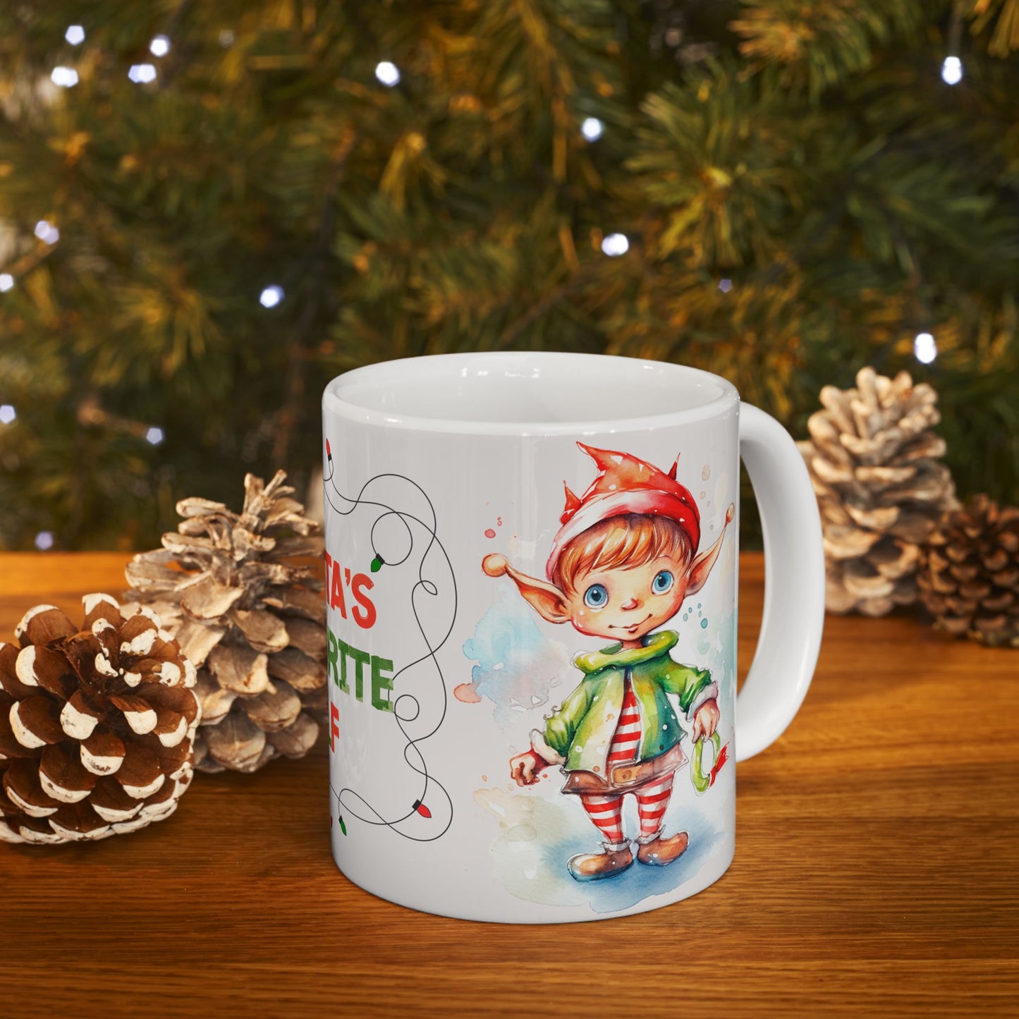 Christmas Mug - Santa's Favorite Elf