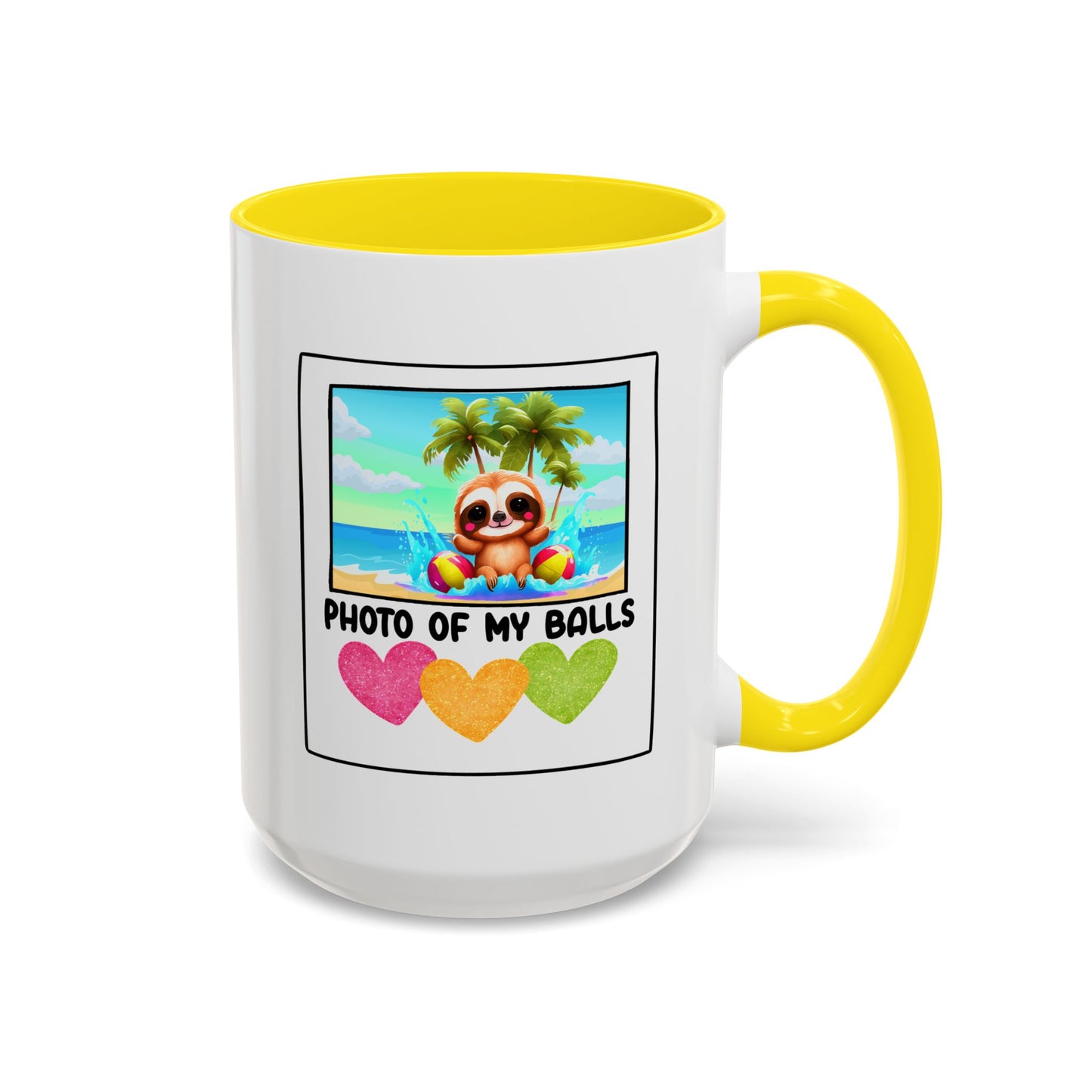 Adult Mug - Photo of My Balls