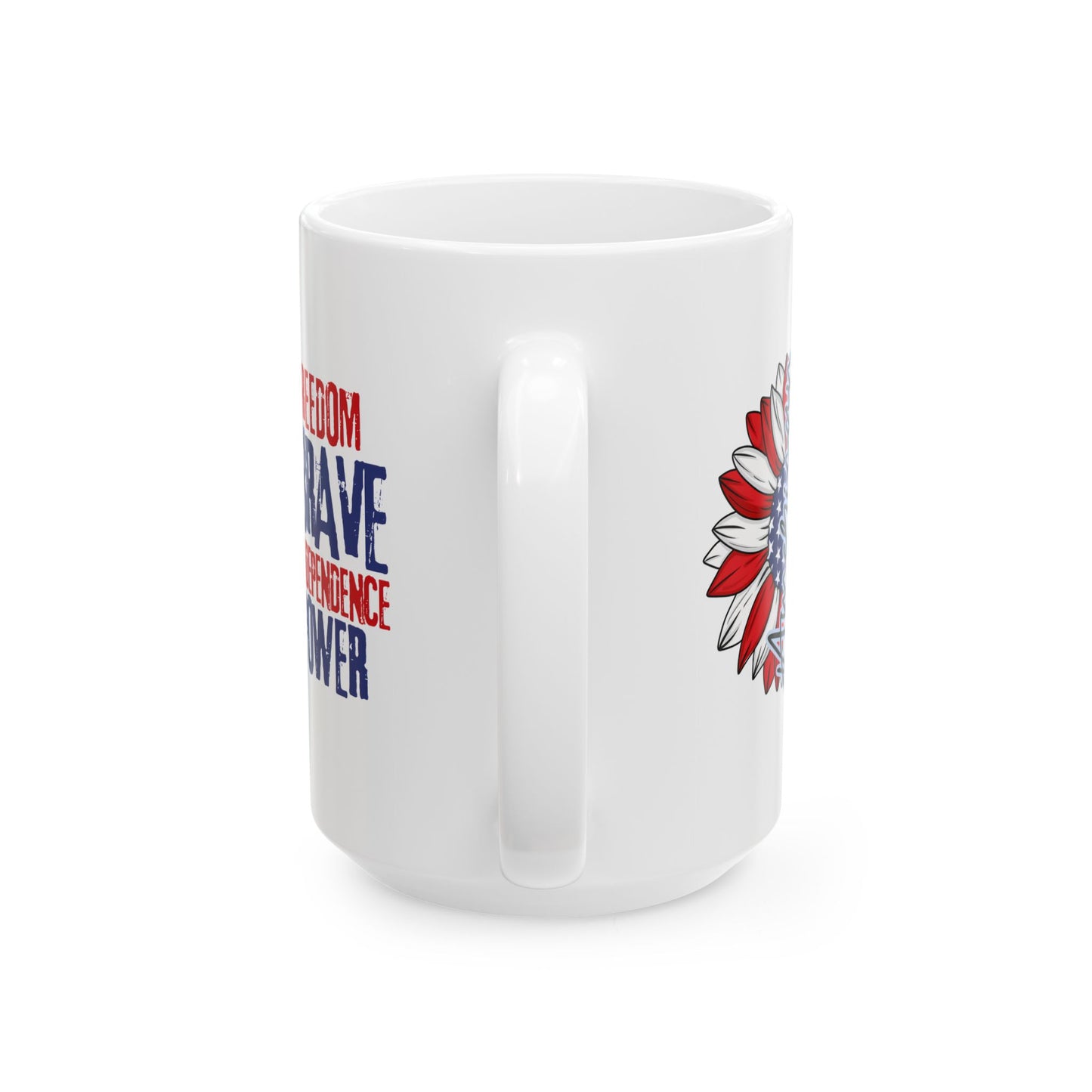 4th of July Mug - American Sunflower