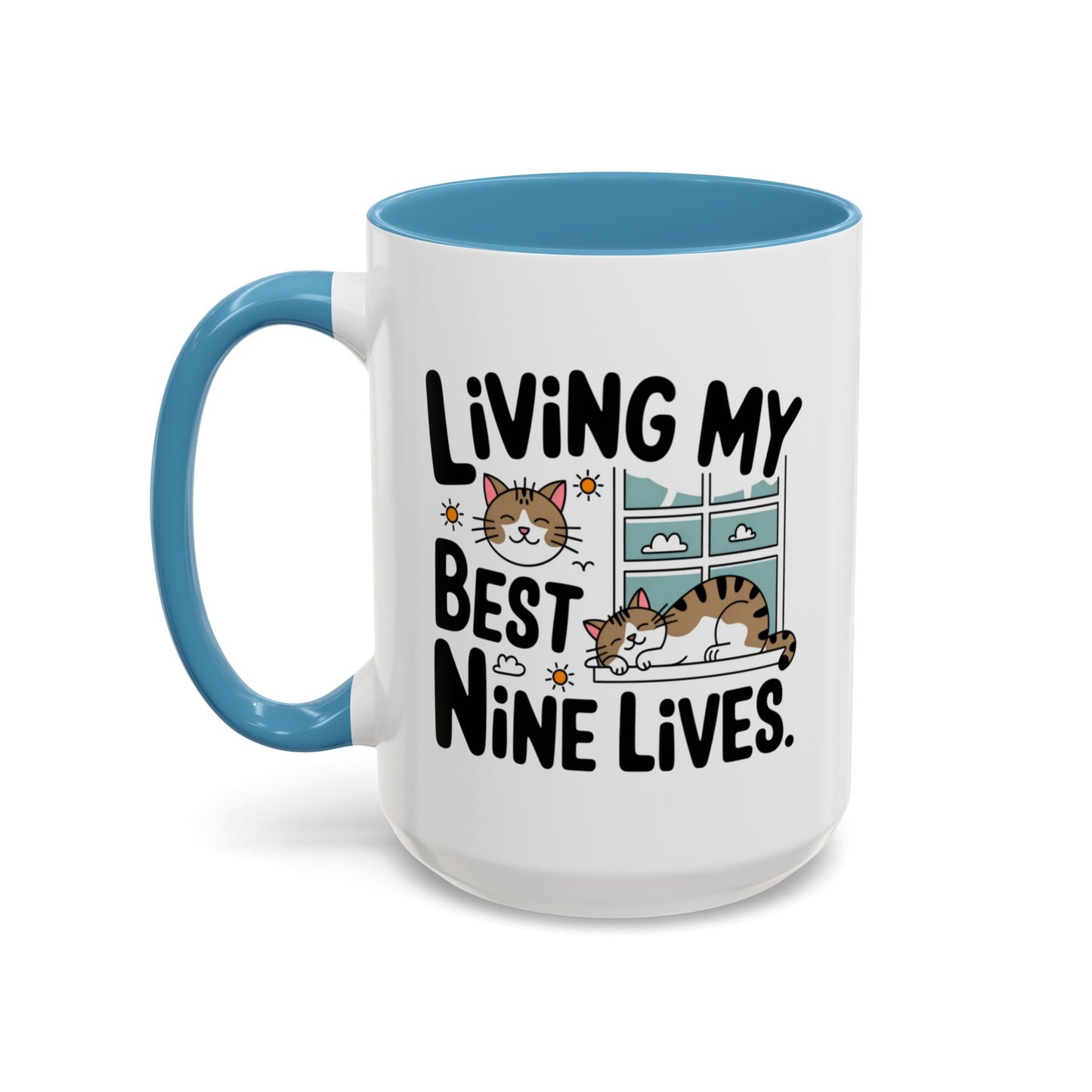 Animal Mug - Living My Best Nine Lives