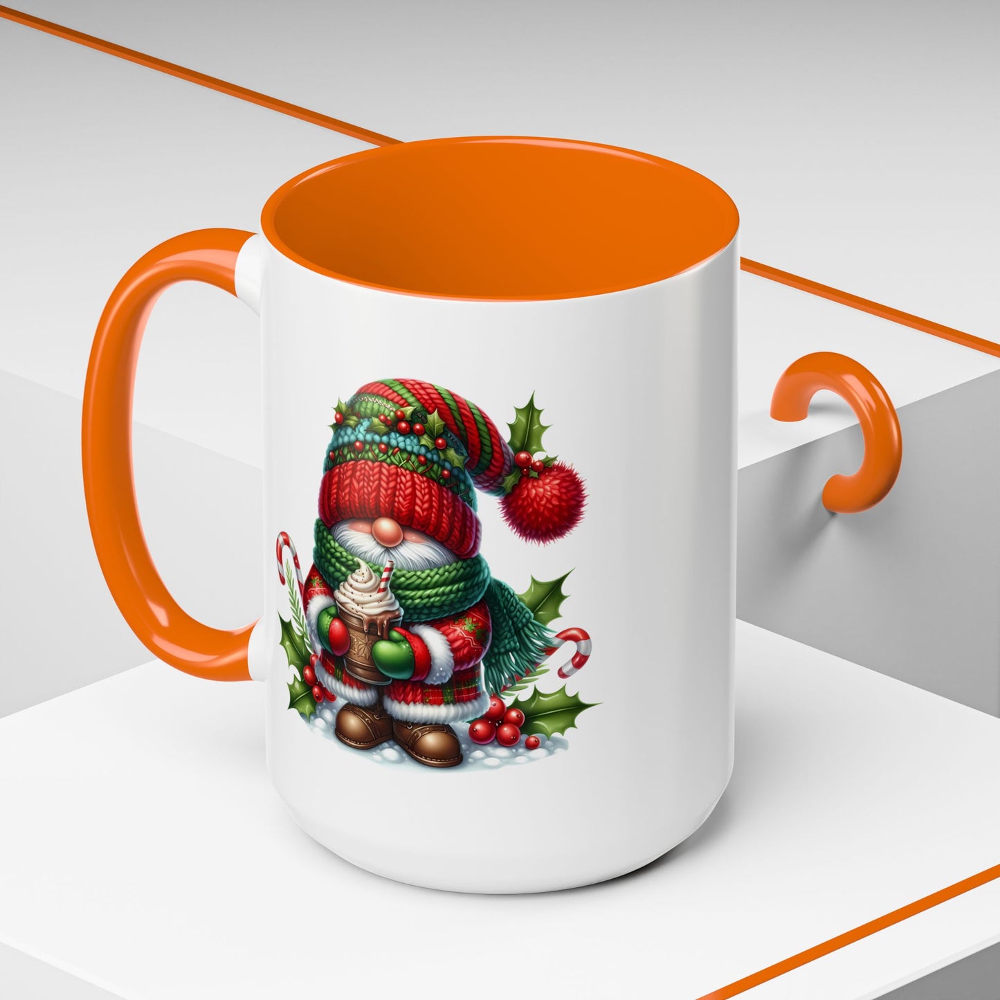 Christmas Mug - Gnome and Hot Chocolate