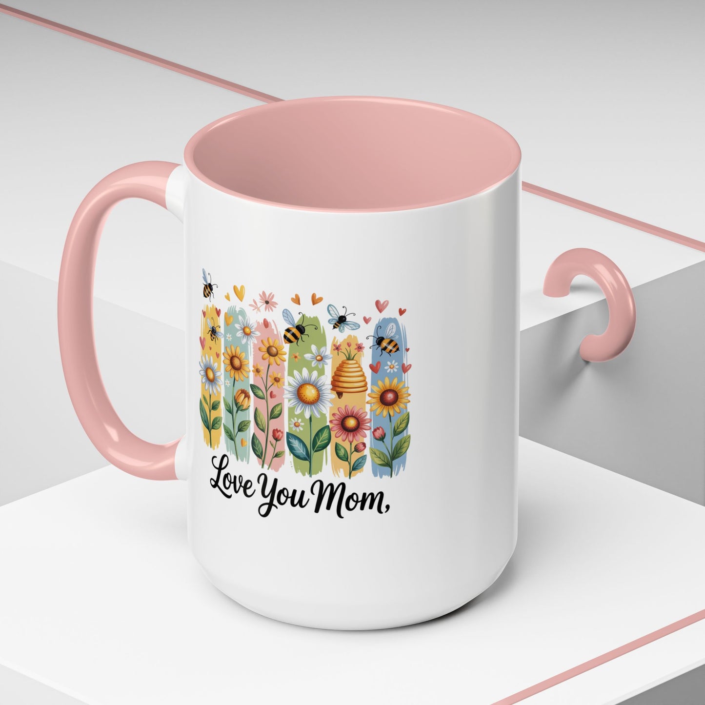 Mother's Day Mug - Love You Mom Beehive