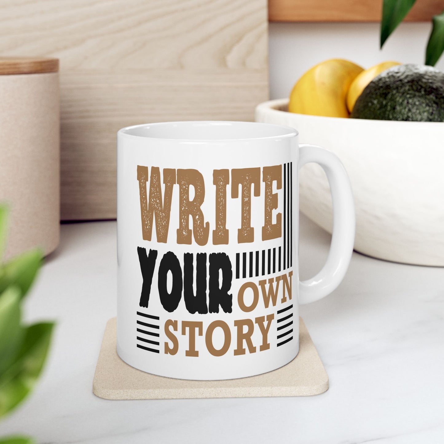 Motivation Mug - Write Your Own Story Poster