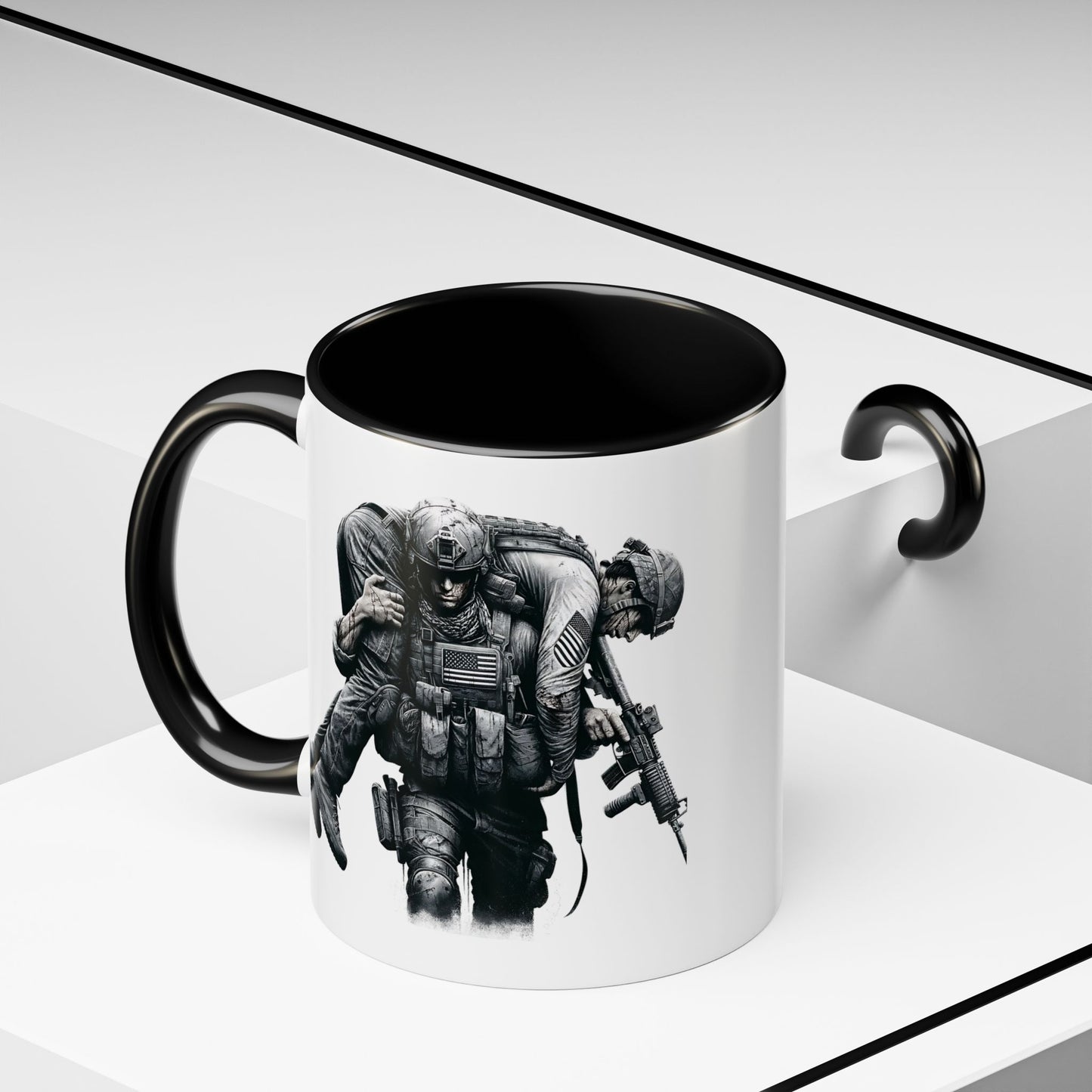 4th of July Mug - American Combat Soldiers