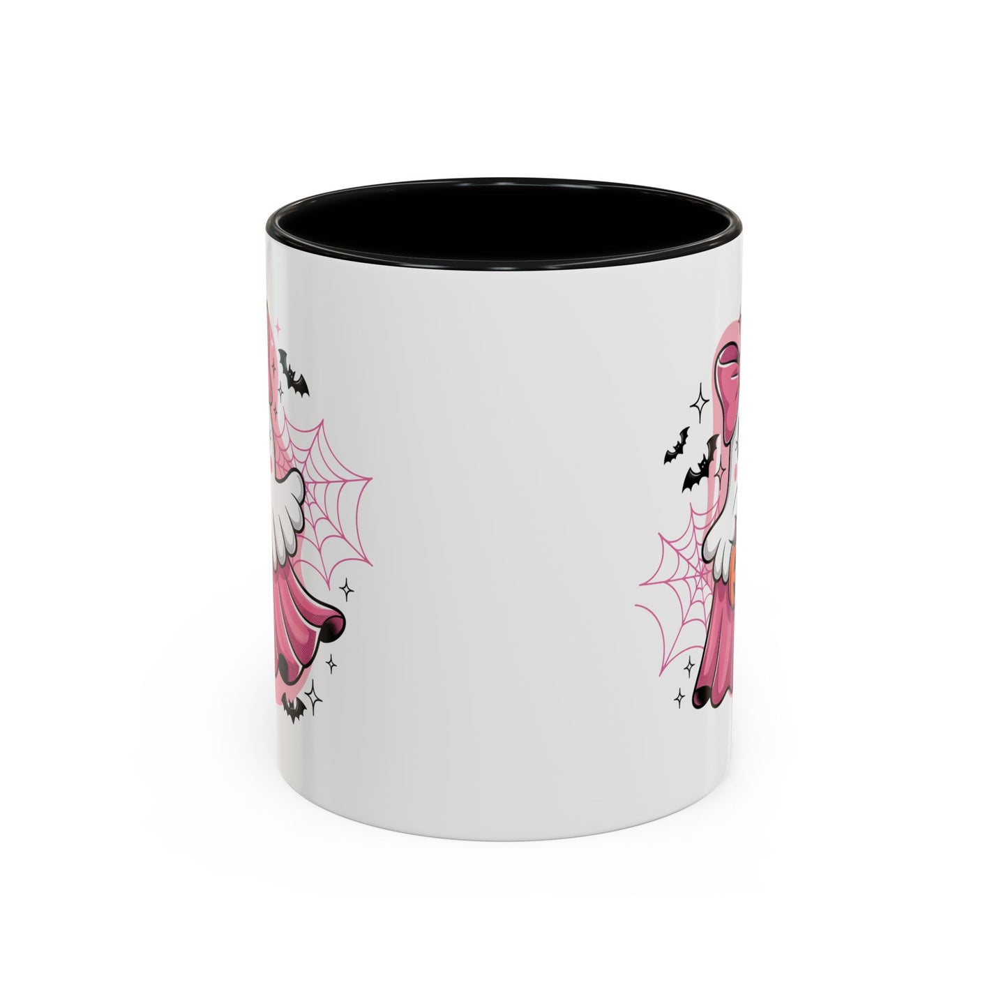 Halloween Mug - Ghost With Pink Bow