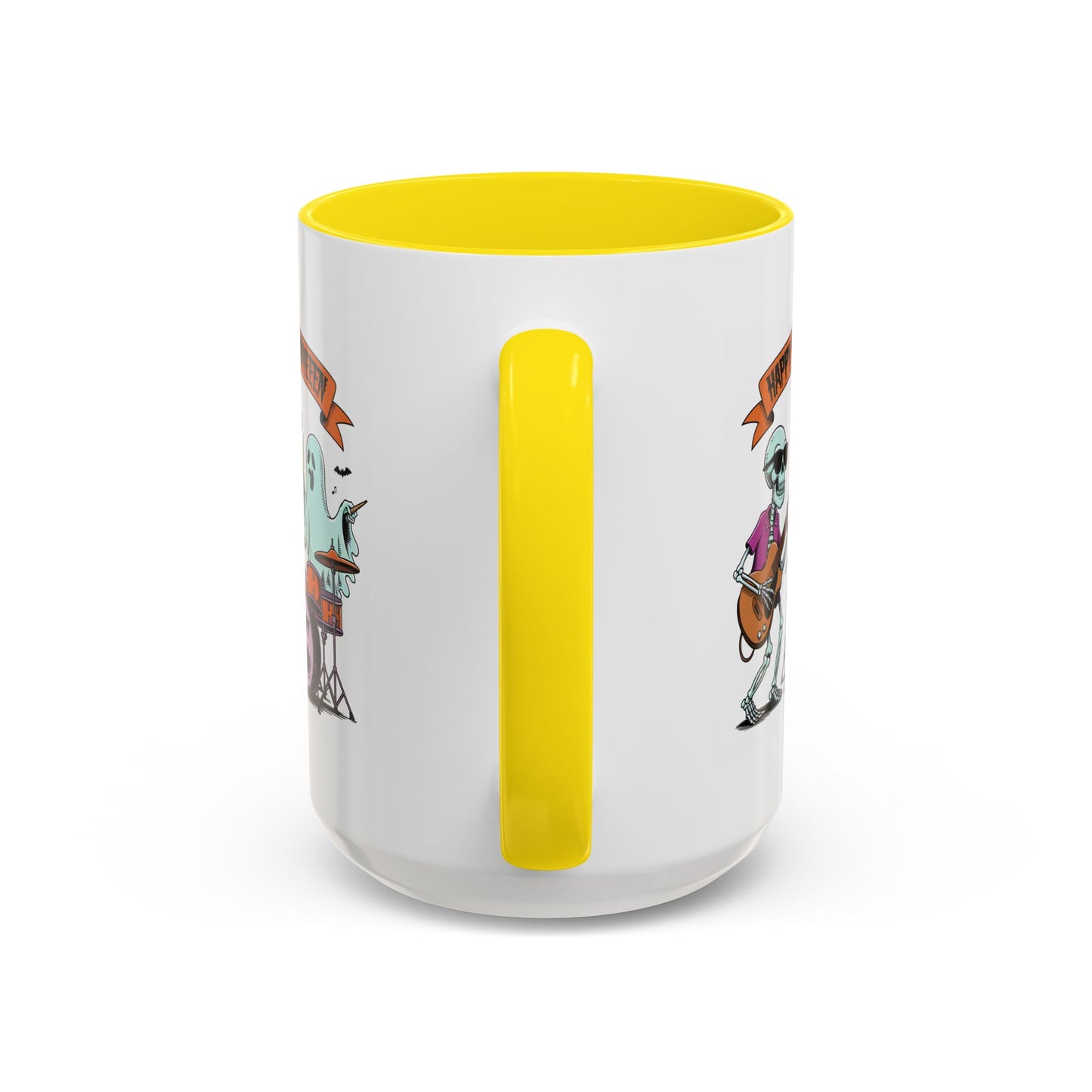 Halloween Mug - Skeleton & Ghost Band