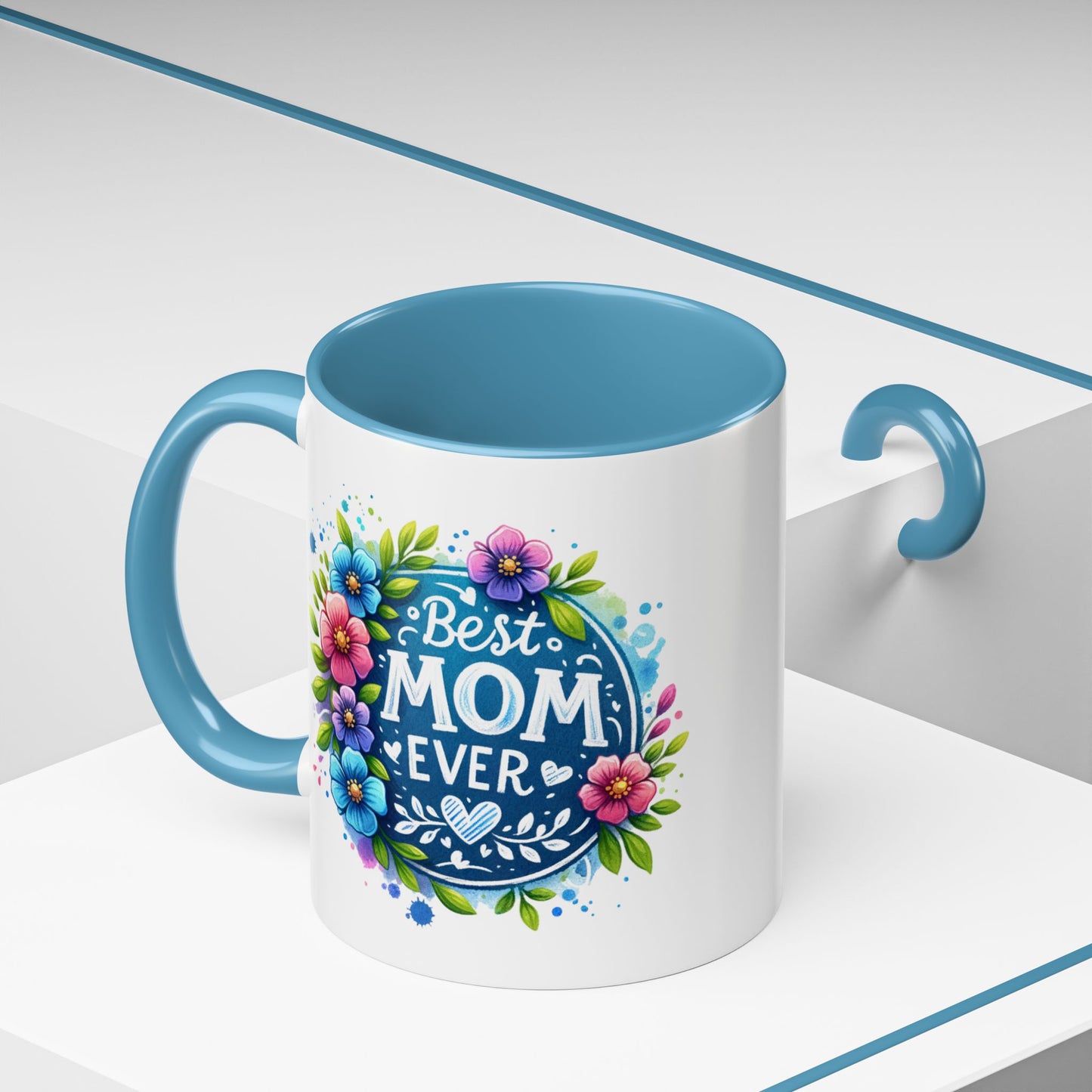 Mother's Day Mug - Best Mom Ever Floral