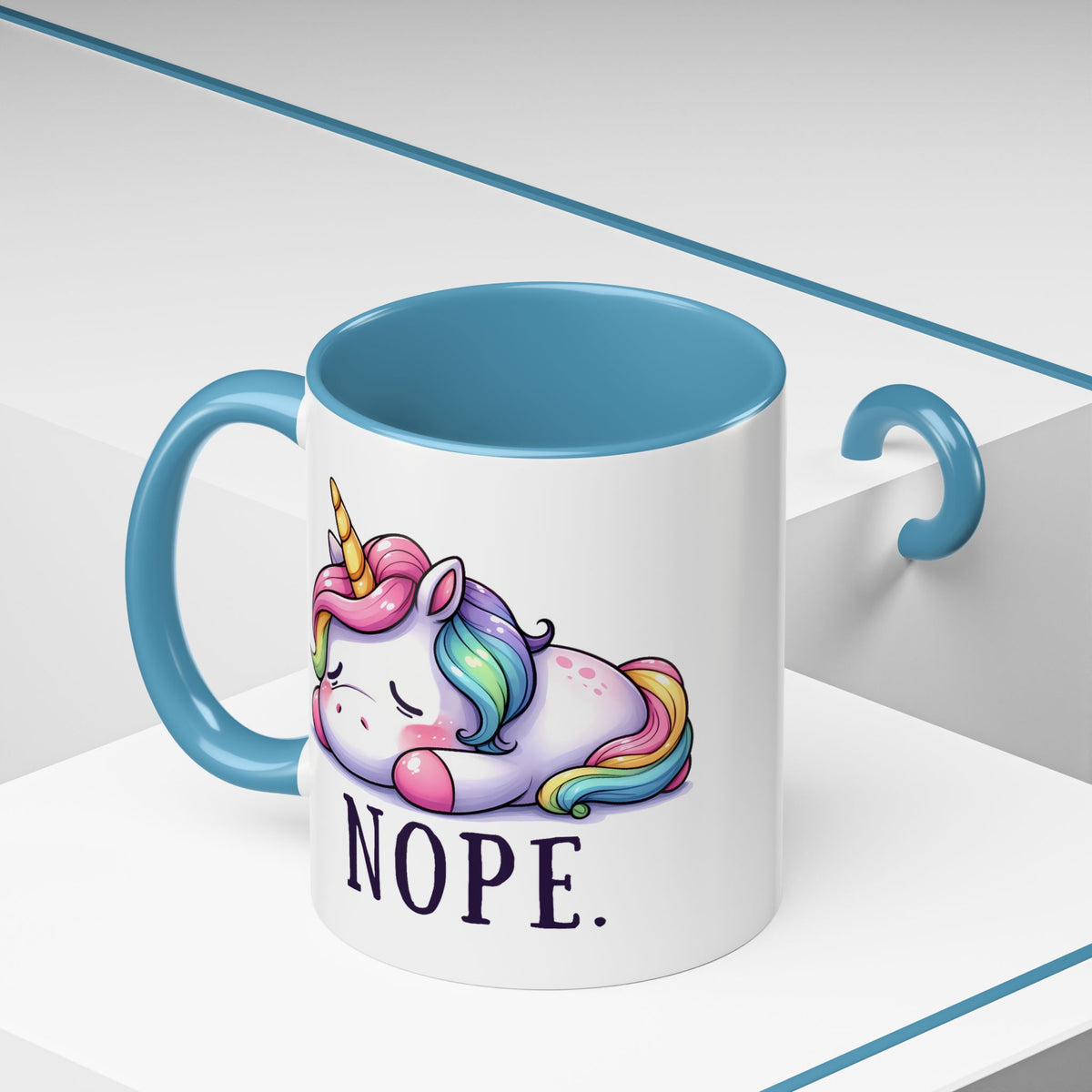 Humor Mug - Nope Unicorn