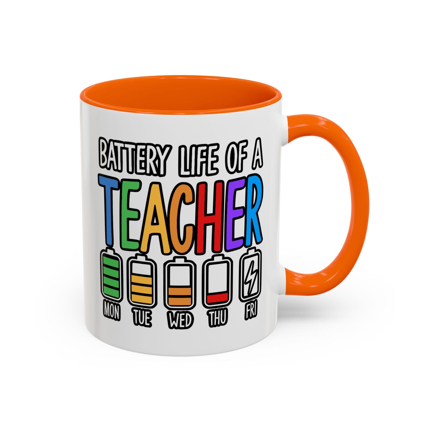 Office Mug - Battery Life of a Teacher