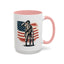 4th of July Mug - American Soldier Flag