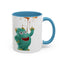 Humor Mug - Monster Drinks Coffee Spill