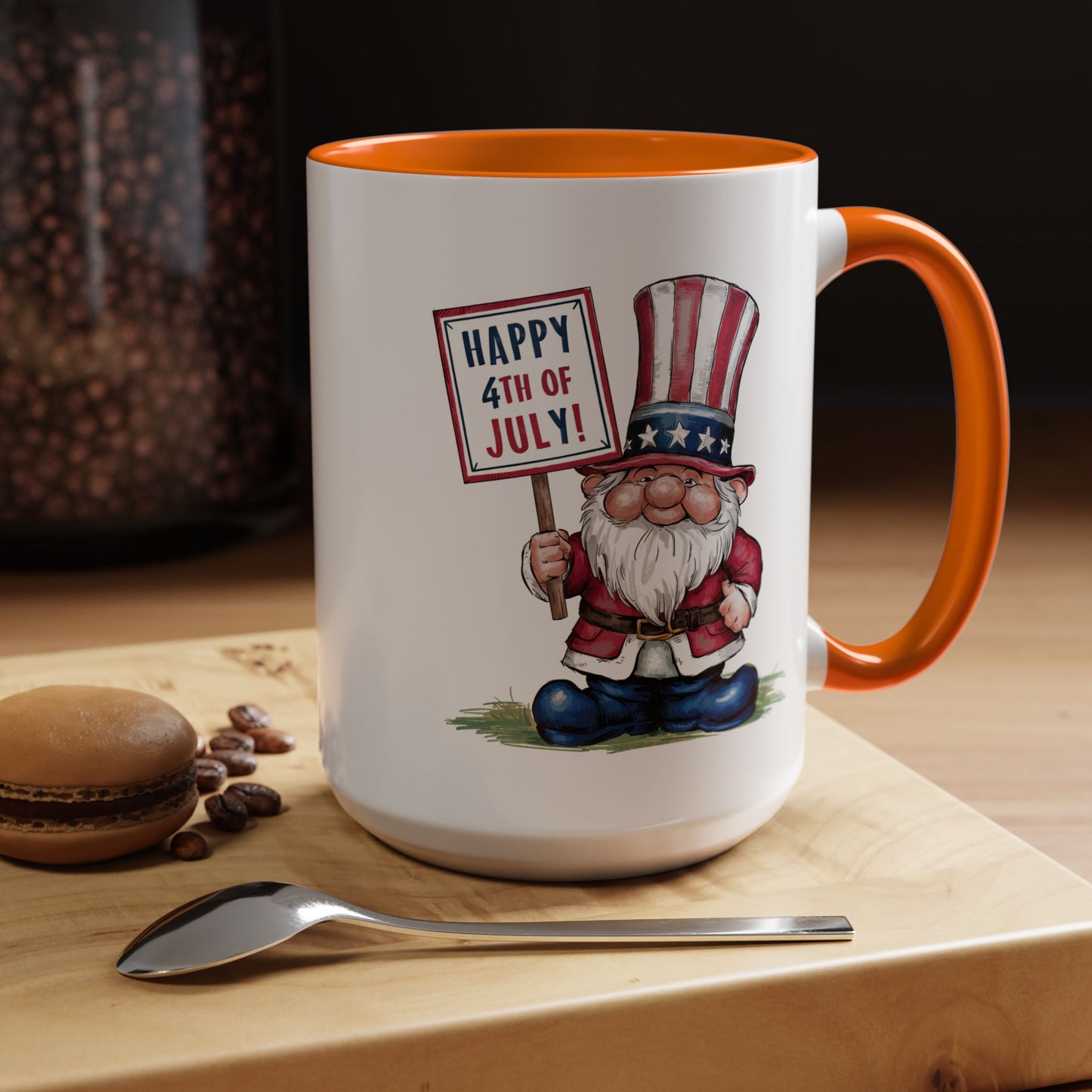 4th of July Mug - American Gnome 8