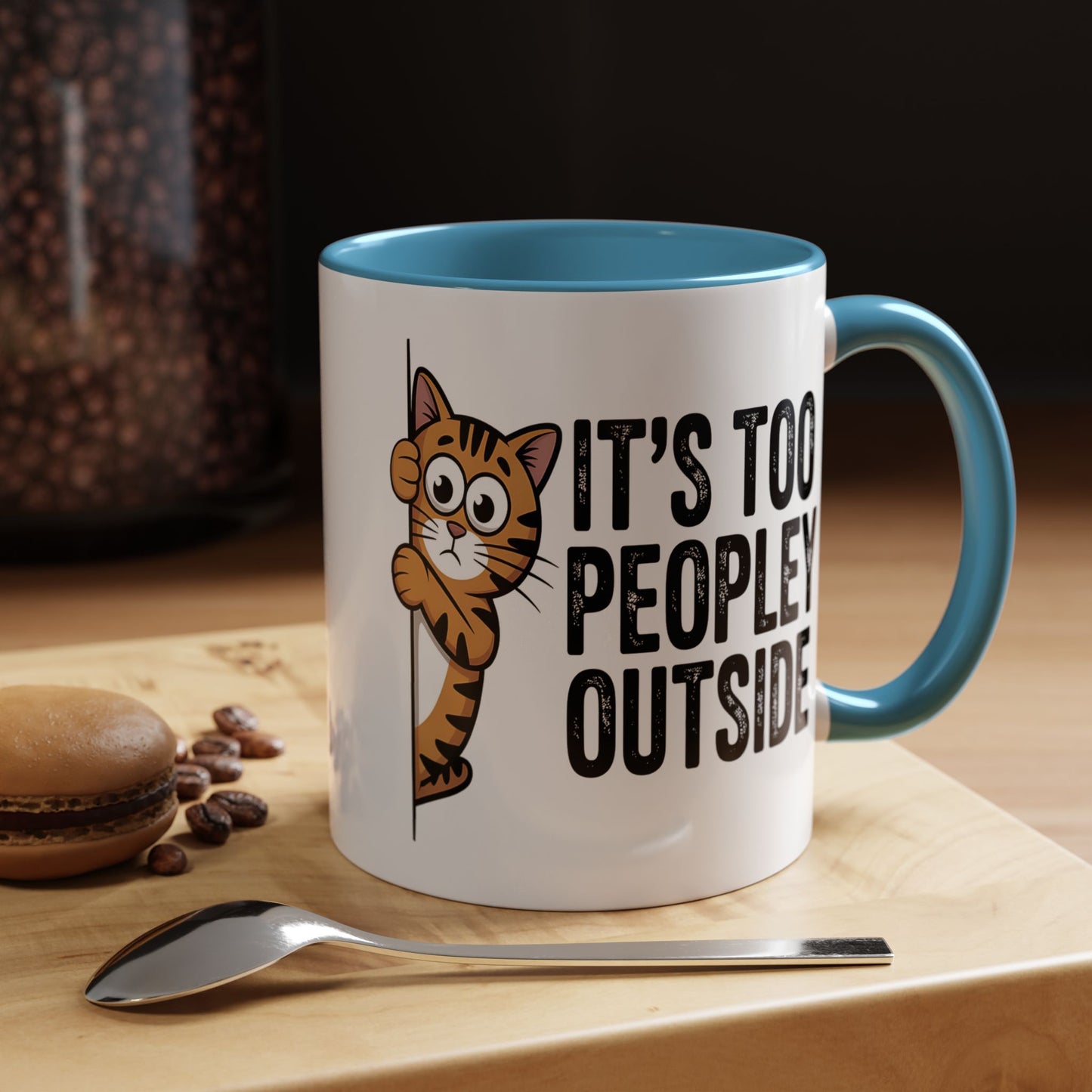 Animal Mug - It's Too Peopley Outside