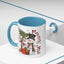 Christmas Mug - Merry Xmas Snowman Tree Present