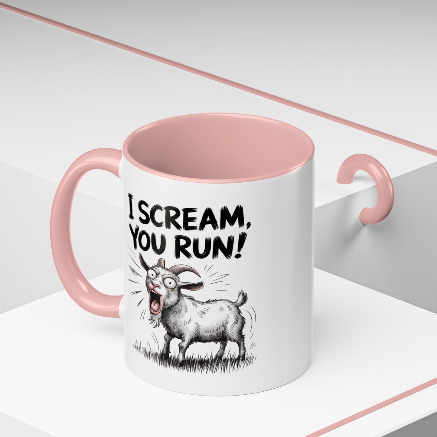 Humor Mug - I Scream, You Run