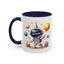 Birthday Mug - Happy Birthday Astronaut, Cake & Balloon