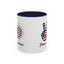 4th of July Mug - Peace Love America