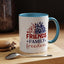 4th of July Mug - Friends Family Freedom Sunflower