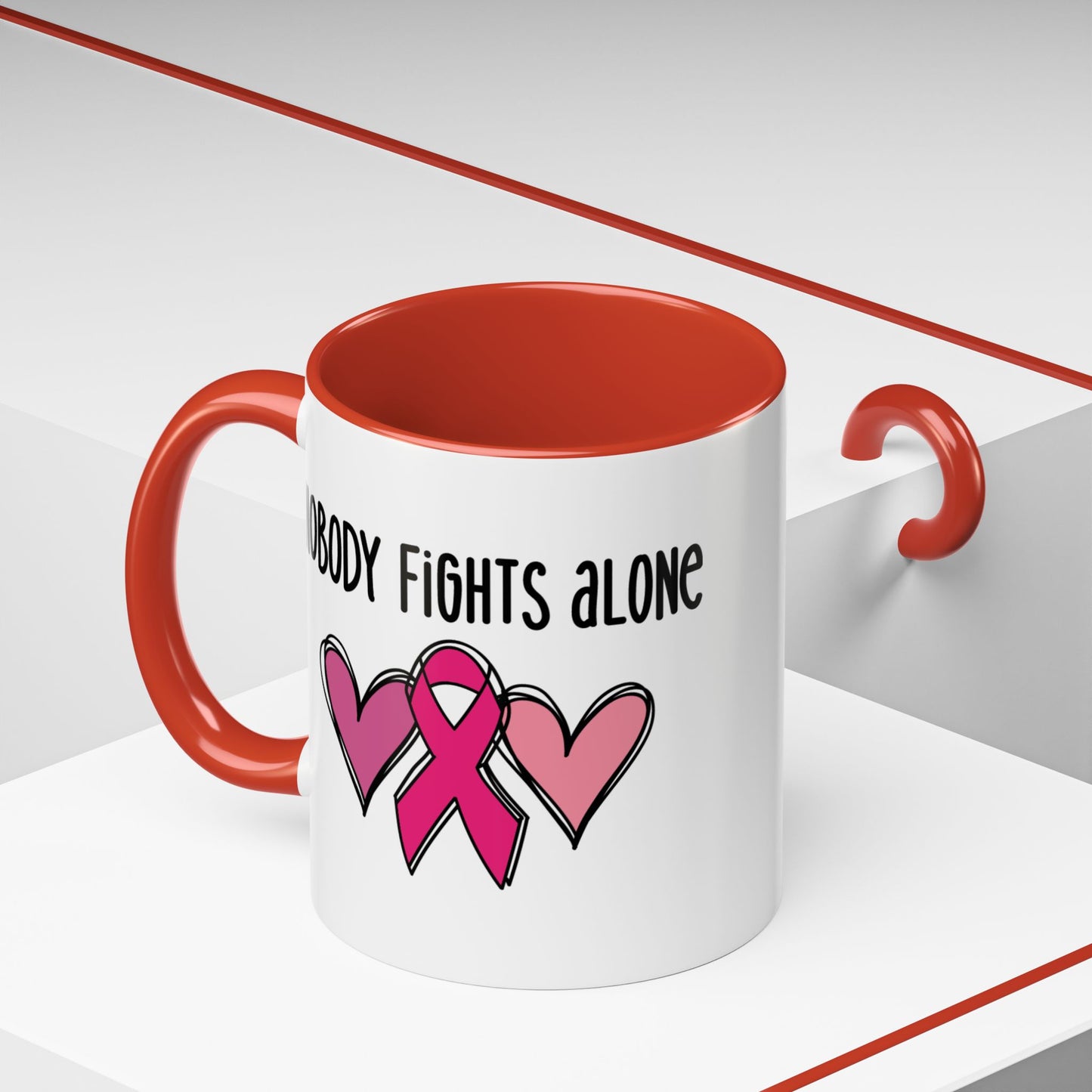 Support Mug - Nobody Fights Alone