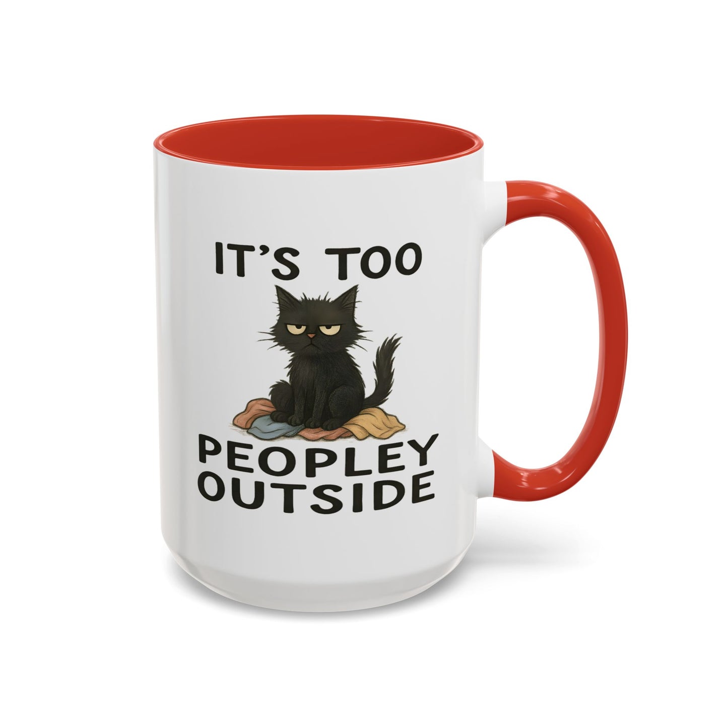 Animal Mug - It's Too Peopley Outside