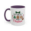 Christmas Mug - We Wish You a Merry Christmas Black & Red Text Cookies & Candy