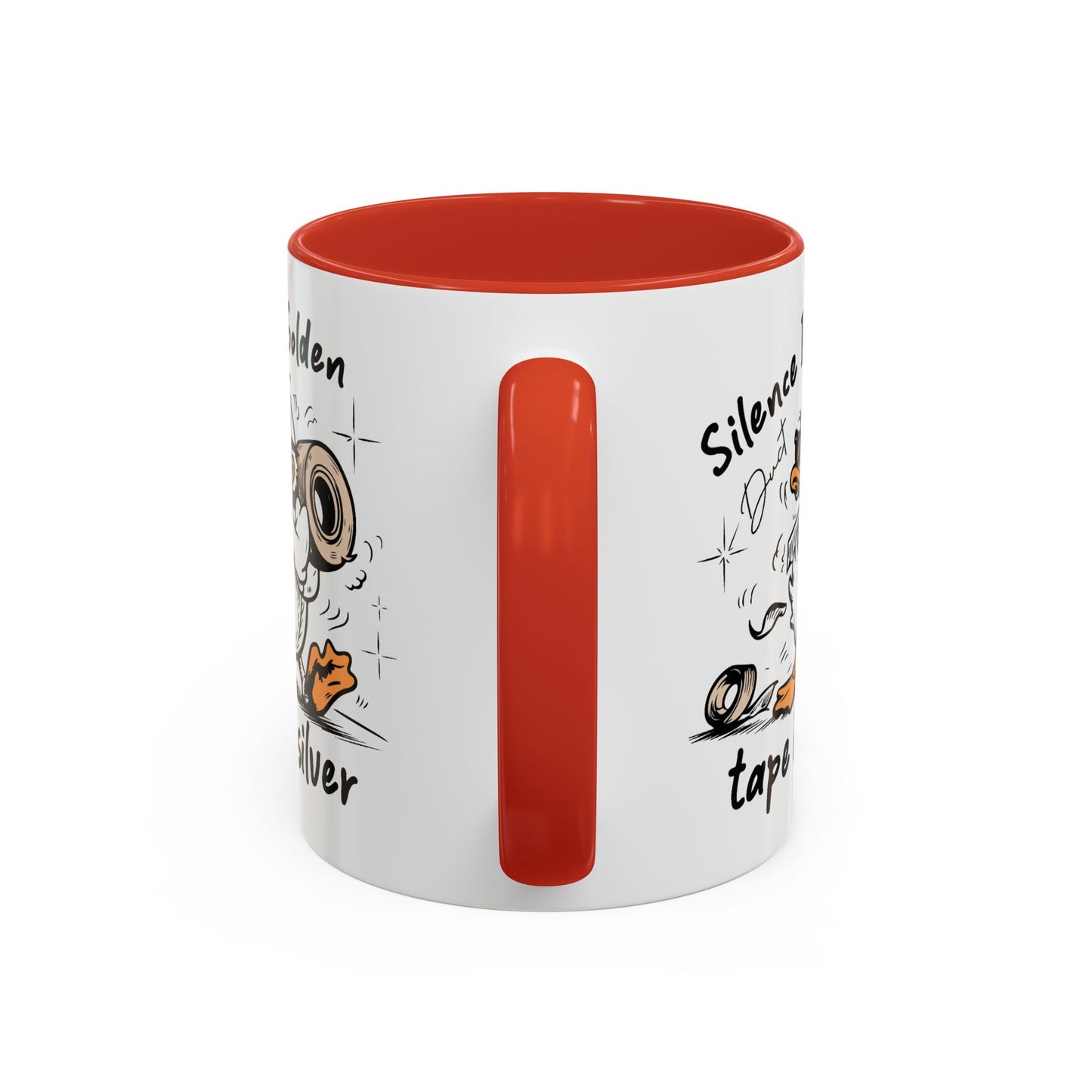 Humor Mug - Silence is Golden Duct Tape is Silver