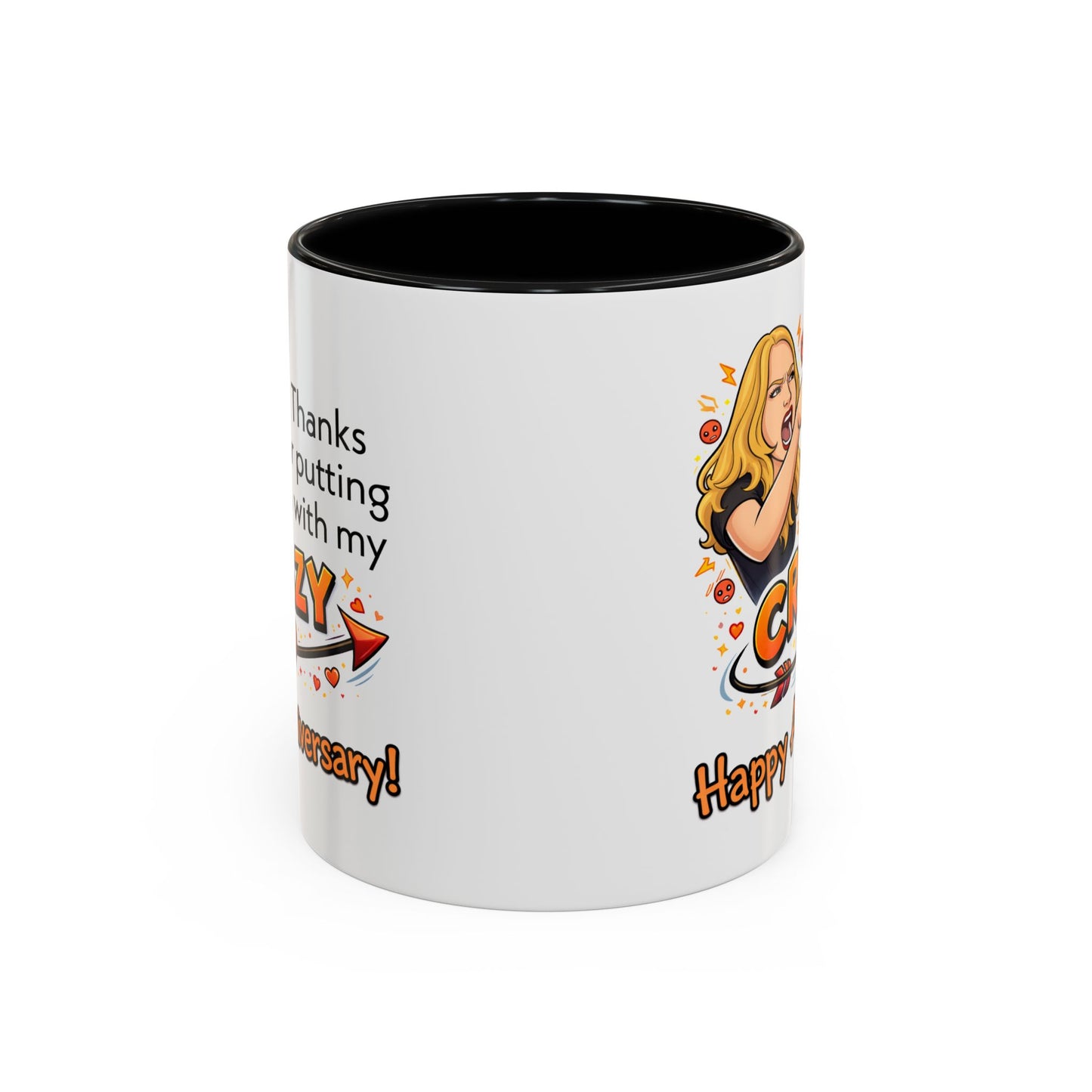 Anniversary Mug - Thanks For Putting Up