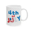 4th of July Mug - 4th of July Red White and Blue