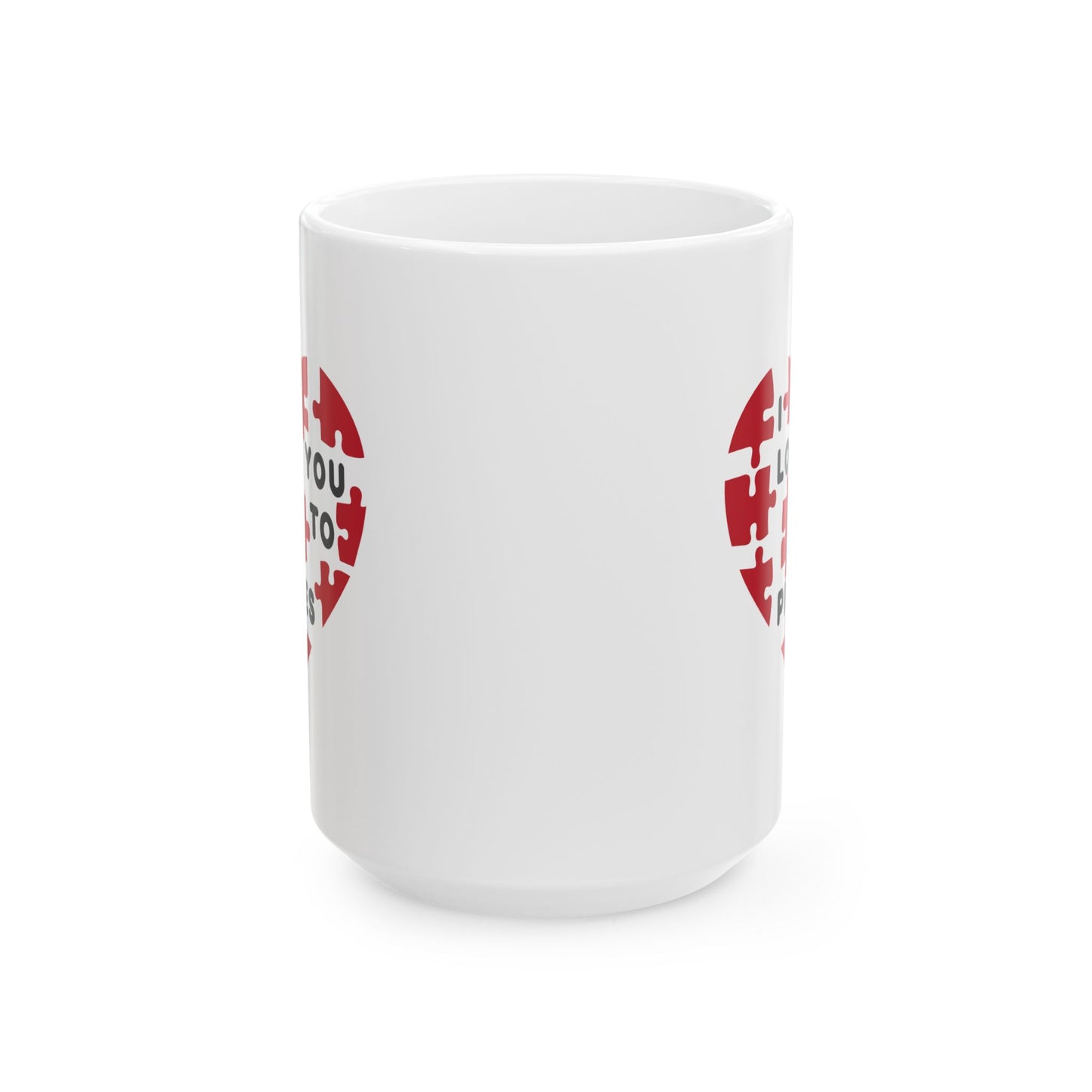 Anniversary Mug - I love You to Pieces Puzzle