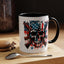 4th of July Mug - Skull With American Flag