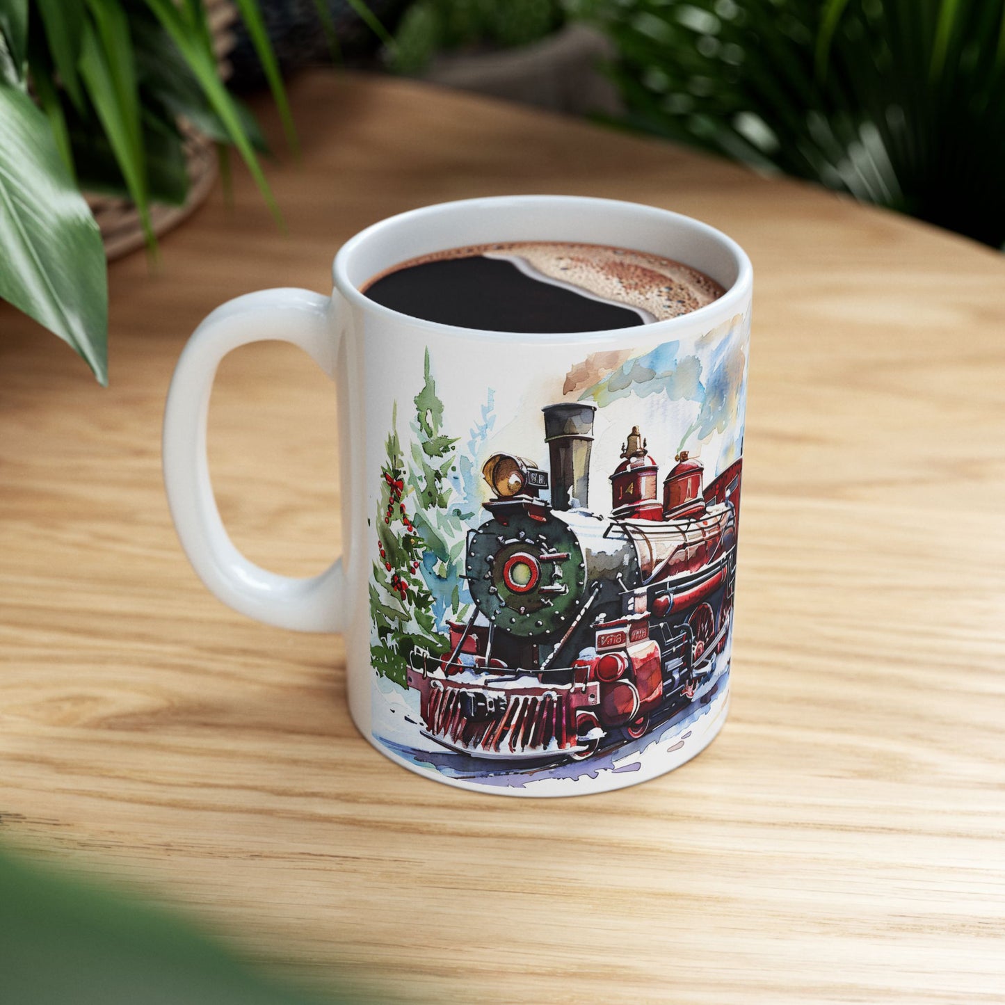 Christmas Mug - Christmas Train Wrap