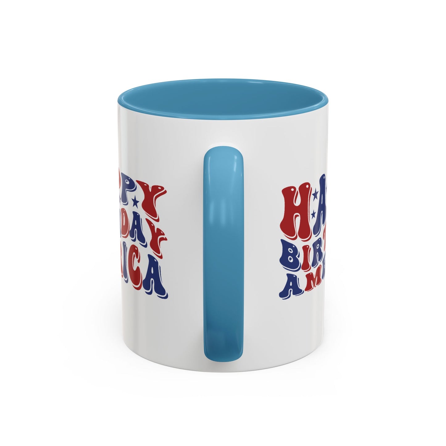 4th of July Mug - Happy Birthday America Retro