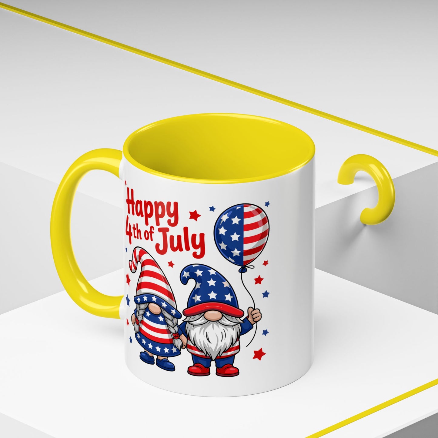 4th of July Mug - Happy 4th of July Gnomes