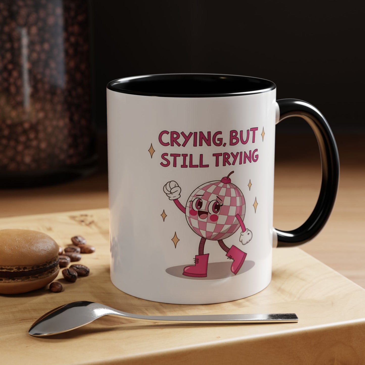 Wellness Mug - Crying But Still Trying