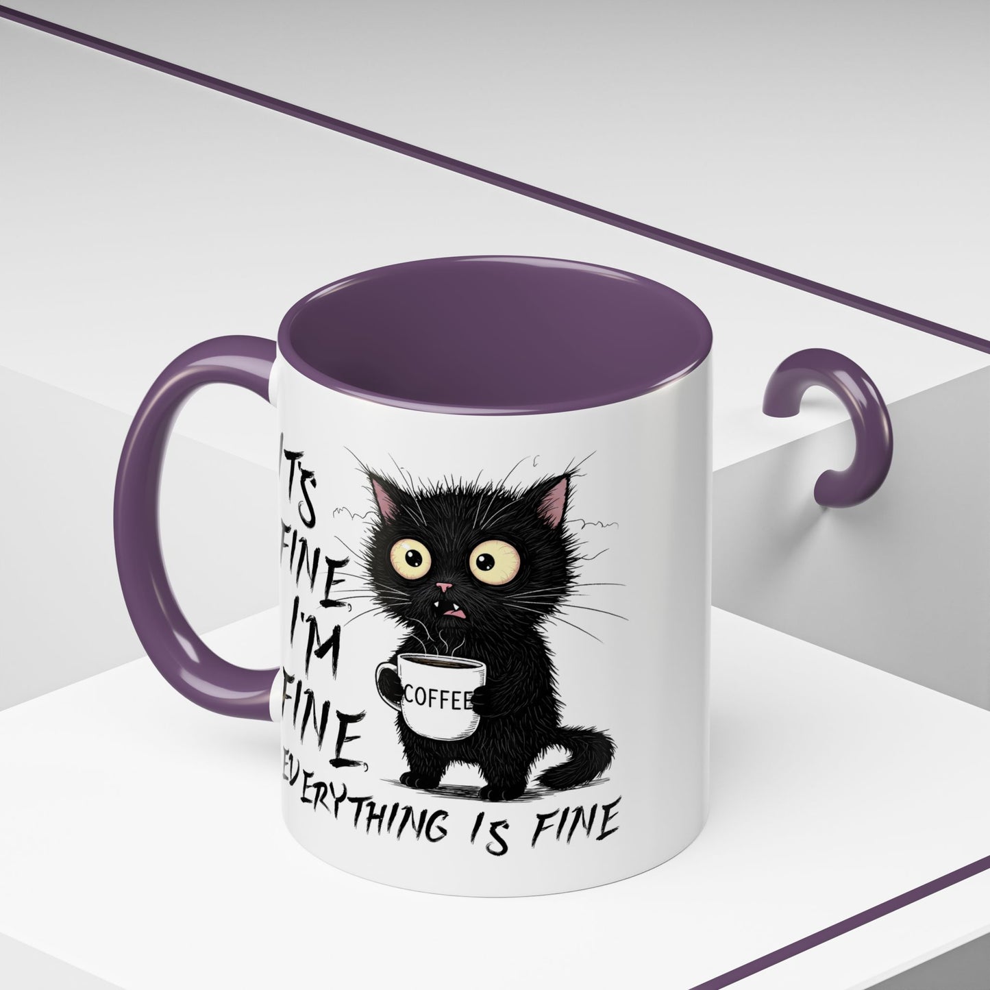 Animal Mug - It's Fine I'm Fine Everything is Fine