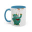 Humor Mug - Monster Drinks Coffee Spill
